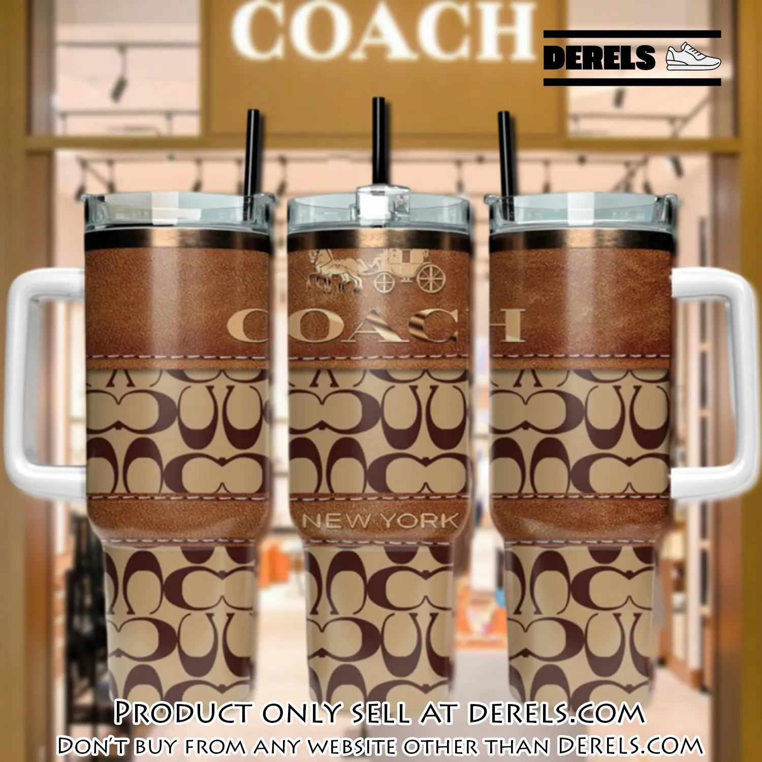 Coach new york stanley tumbler 40oz stanley tumbler coach logo ktb1120 dr3121222